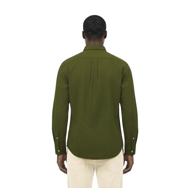 Ανδρικό Πουκάμισο Tommy Hilfiger Flex Flannel Solid Rf Shirt Huntsman Green MW0MW40469-MT1
