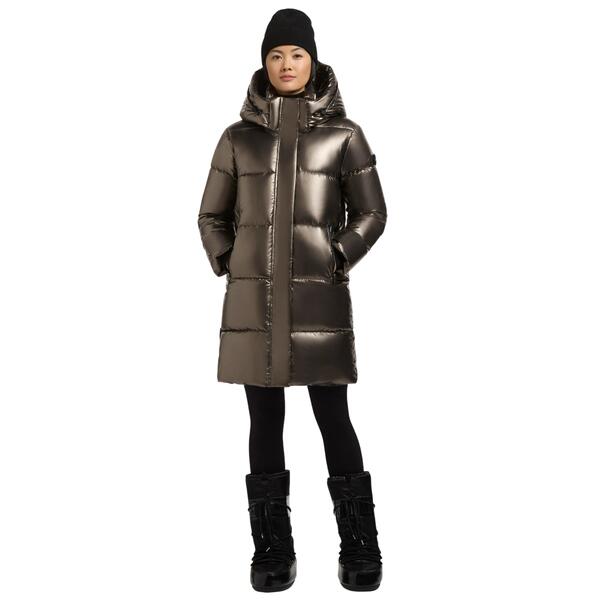 Γυναικείο Μπουφάν Khujo Haya Shiny Cane Brown HAYASHINY-545