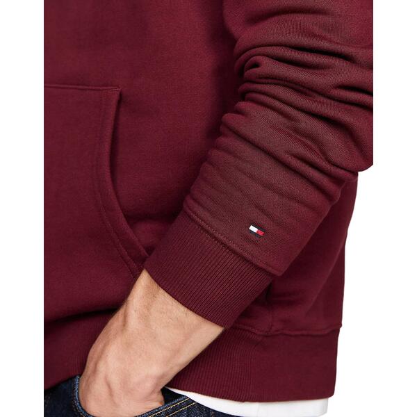 Αντρικό Φούτερ Tommy Hilfiger Crest Emrbo Hoody Deep Rouge MW0MW35527-VLP