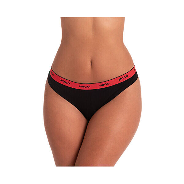 Γυναικείο Εσώρουχο Hugo Τriplet Τhongstripe 50480150-005