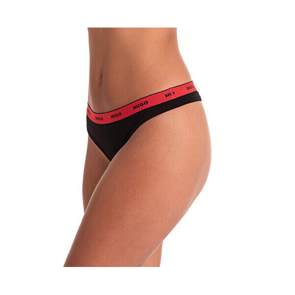 Γυναικείο Εσώρουχο Hugo Τriplet Τhongstripe 50480150-005