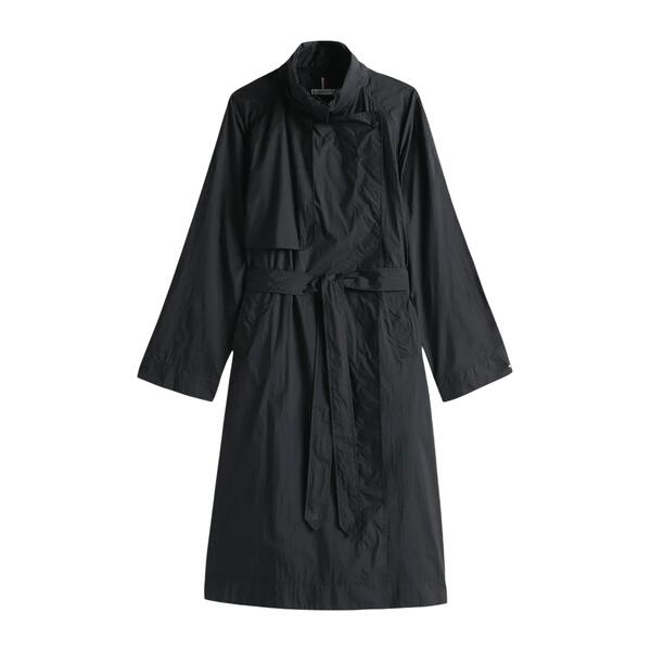 Γυναικείο Μπουφάν Τοmmy Hilfiger Ul Nylon Long Packable Windbrkr Black WW0WW46445-BDS