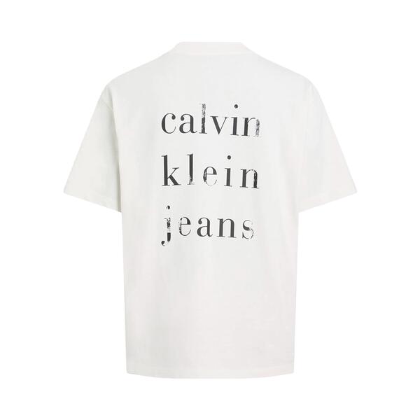 Γυναικείο T-shirt Calvin Klein Script Inst Back Graphic Rlx Tofu J20J225238-YAS