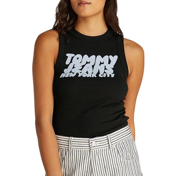 Γυναικείο Top Tommy Jeans Slim SH Bubble Tank Black DW0DW21339-BDS