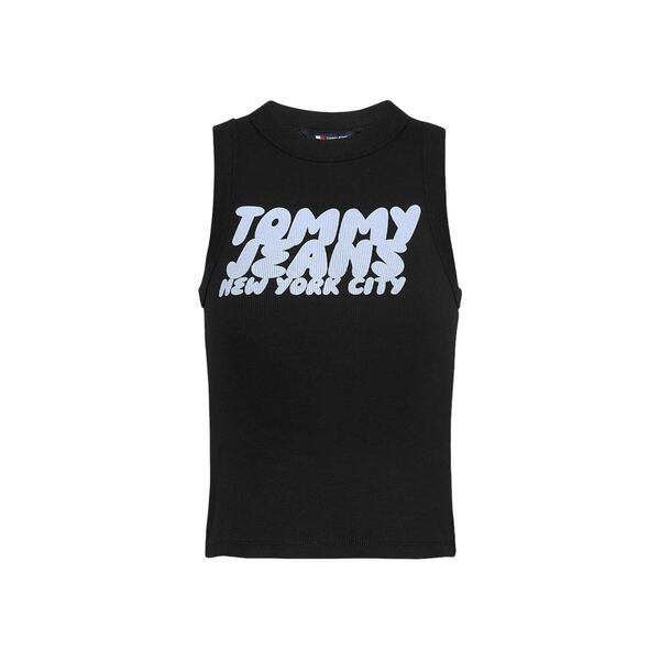 Γυναικείο Top Tommy Jeans Slim SH Bubble Tank Black DW0DW21339-BDS