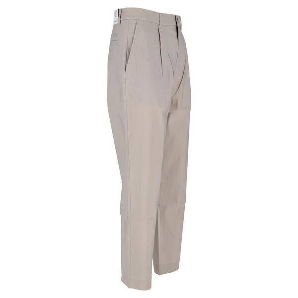 Ανδρικό Παντελόνι Calvin Klein Linen Lyocell Stretch Tapered Silver Lining K10K114098-PE0