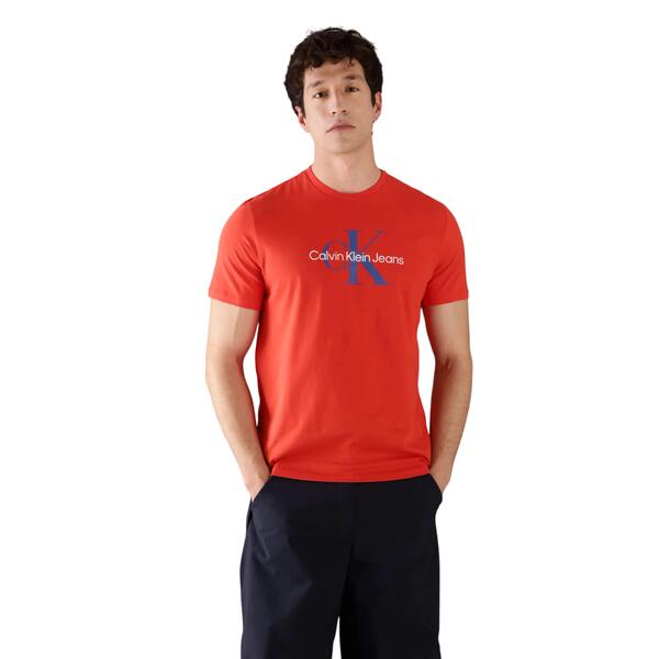 Ανδρικό T-Shirt Calvin Klein SS Hero Monologo 30s RedAlert LV040EM286-TNC