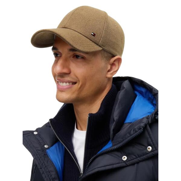 Ανδρικό Καπέλο Tommy Jeans Th 6 Panel Melton Vintage Camel AM0AM15000-GWG