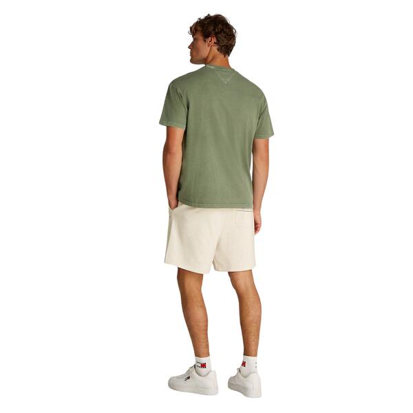 Ανδρικό T-shirt Tommy Jeans Rlx Label Aruba Green DM0DM20344-MR6