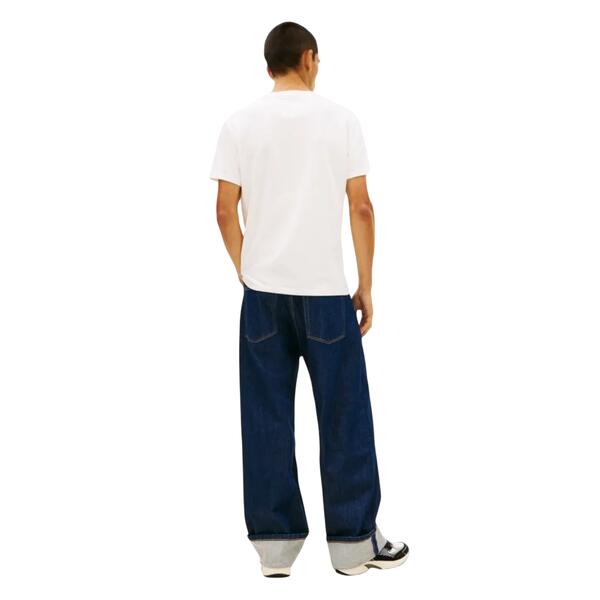 Ανδρικό Τ-Shirt Tommy Jeans TJM Reg Tonal Flag Ss Tee Ancient White DM0DM22312-YBH