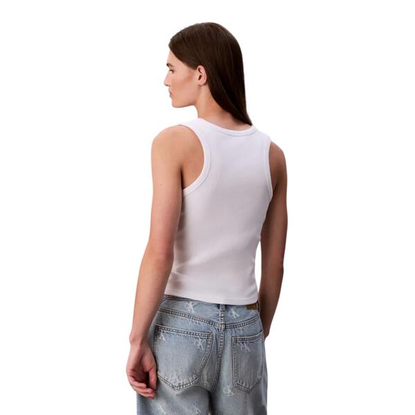 Γυναικείο Top Calvin Klein Jeans A Wvn Lbl 2X2 Cttn Brilliant White LV047C201G-YAA