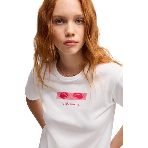 Γυναικείο T-shirt Hugo Destrel 1 White 50534246-100