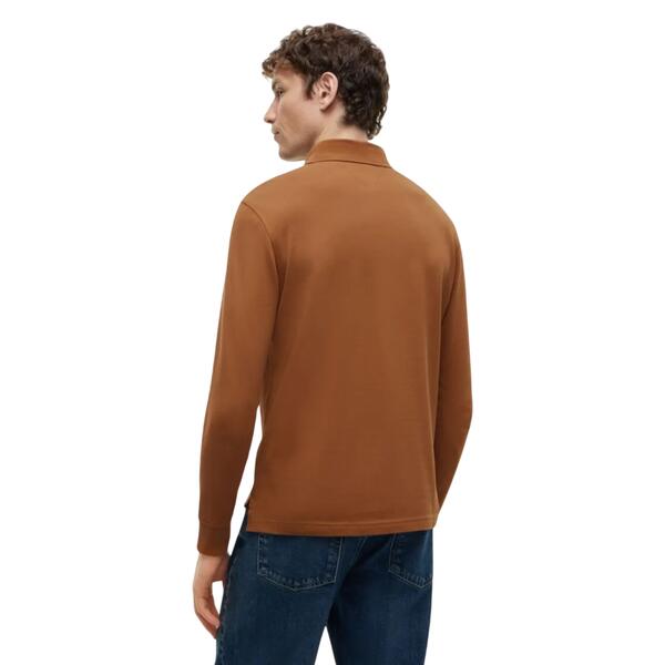 Ανδρικό Polo Tommy Hilfiger 1985 Regular Ls Polo Timeless Tawny MW0MW20183-GVH