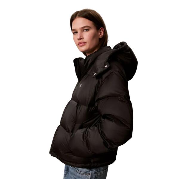 Γυναικείο Μπουφάν Calvin Klein Jeans Essential Mw Short Down Puffer Black LV047H500G-UB1