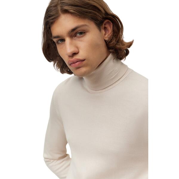 Ανδρικό Πουλόβερ Hugo San Thomas-M 10243187 01 Light Beige 50474174-275