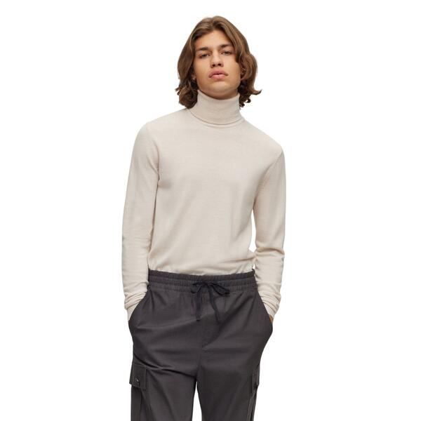 Ανδρικό Πουλόβερ Hugo San Thomas-M 10243187 01 Light Beige 50474174-275