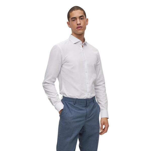 Ανδρικό Πουκάμισο Hugo Kason 10247635 01 White 50490122-199