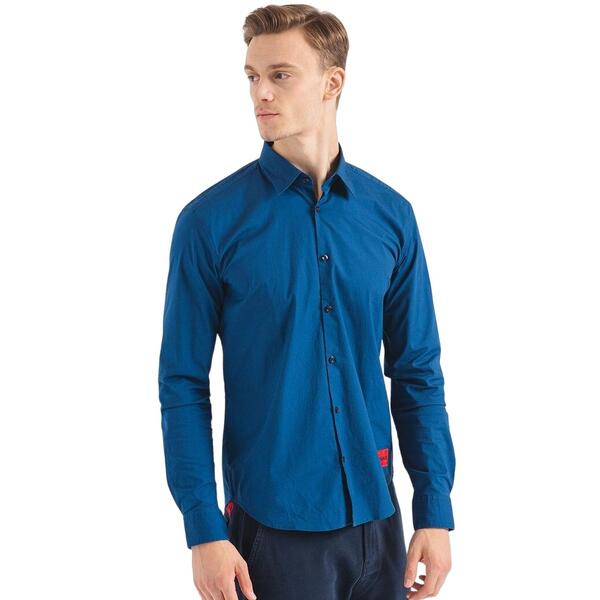 Ανδρικό Πουκάμισο Hugo Ermo 10243670 05 Blue 50490733-417