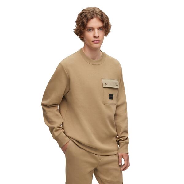 Ανδρικό Φούτερ Hugo Dhaluli 10230399 01 Beige 50493037-242