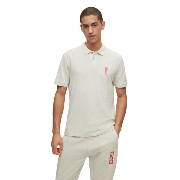 Ανδρικό Polo Hugo Darakorum 10231467 01 Light Beige 50494177-333