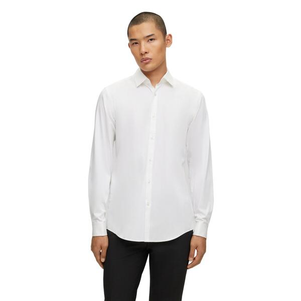 Ανδρικό Πουκάμισο Hugo King 10249859 01 White 50500956-199