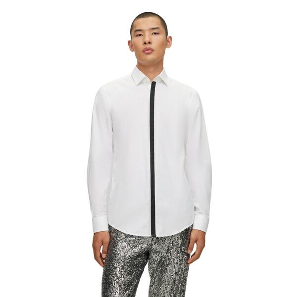 Ανδρικό Πουκάμισο Hugo Keidi 10181991 01 White 50500966-199