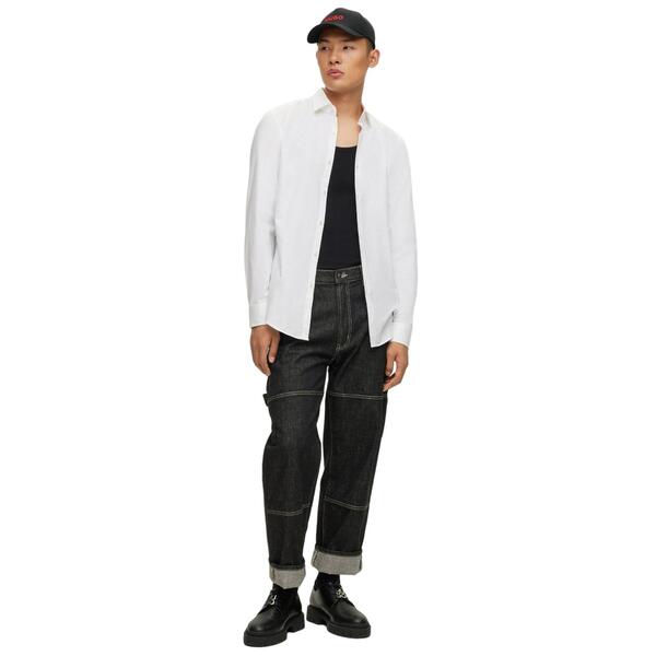 Ανδρικό Πουκάμισο Hugo Kenno 10252180 01 White 50500971-199