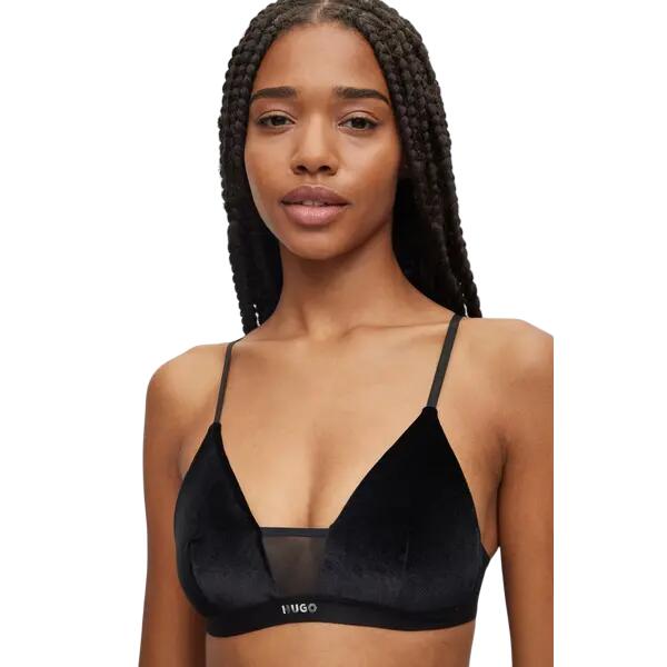 Γυναικείο Εσώρουχο Hugo Underwire Bra Velvet 10253966 01 Black 50502759-001