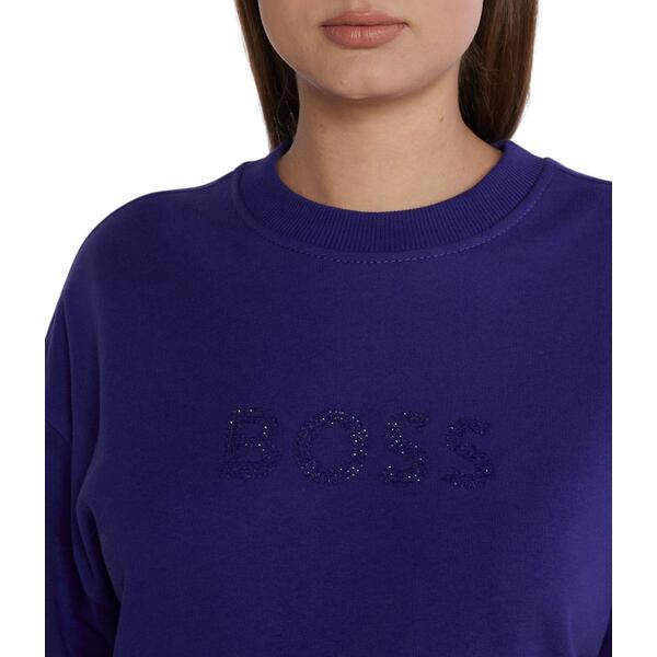 Γυναικείο Φούτερ Boss Ecaisa3 10237038 01 Deep Purple 50503008-498