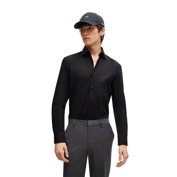 Ανδρικό Πουκάμισο Hugo Koey 10181991 13 Black 50513932-001