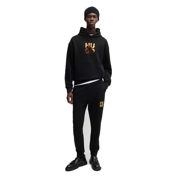 Aνδρικό Φούτερ Hugo Jersey Diridood Black 50522119-001