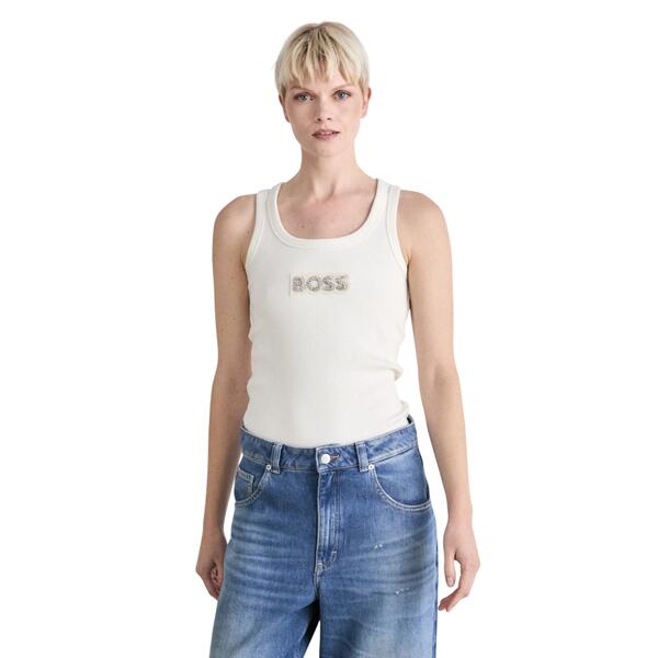 Γυναικείο Top Boss C Ematite2 stonebadge White 50536985-100