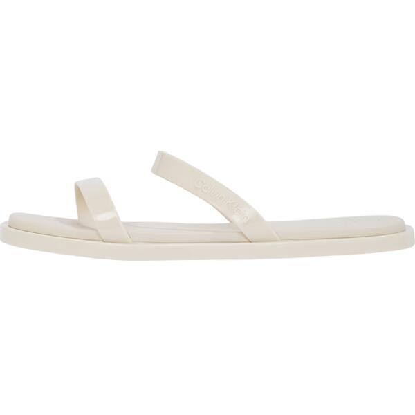 Γυναικείες Παντόφλες Calvin Klein Double Bar Slide Jelly Turtle Dove HW0HW02417-AEO