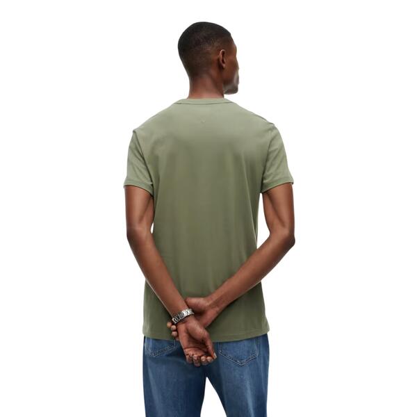 Ανδρικό T-shirt Tommy Jeans Tjm Slim Dna Play Tee Ext Rocky Mountain DM0DM23715-M04