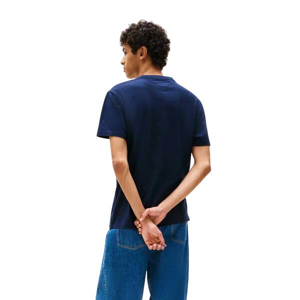 Ανδρικό T-Shirt Tommy Jeans Reg Linear Logo Tee Ext Dark Night Navy Multi DM0DM20744-0GZ