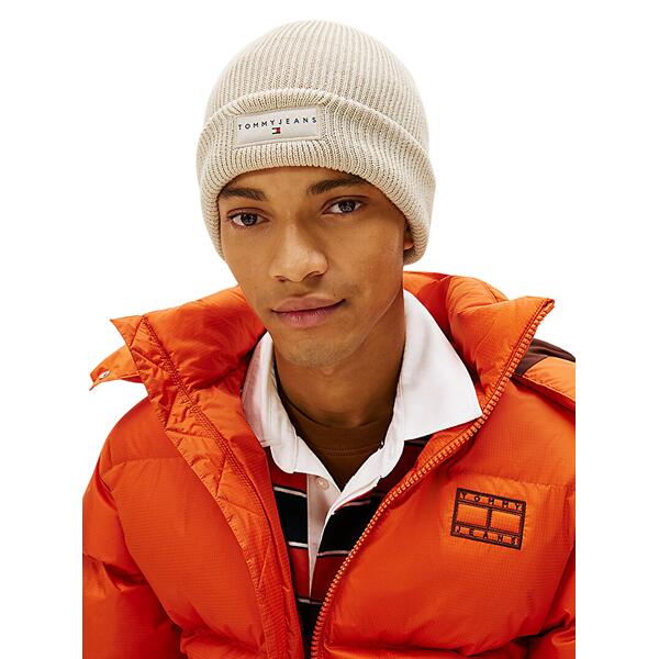 Σκουφάκι Tommy Jeans Tjm Linear Beanie Newsprint AM0AM13666-ACG