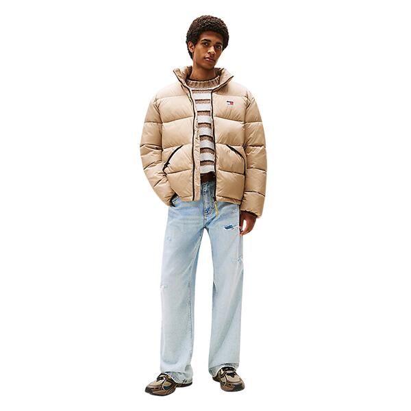Ανδρικό Μπουφάν Tommy Jeans Tjm Vail Puffer Ext Coastal Taupe DM0DM22040-AFE