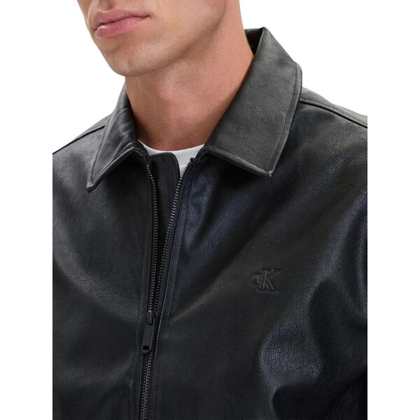 Ανδρικό Μπουφάν Calvin Klein Ls Faux Jkt Black LV04RH413G-UB1