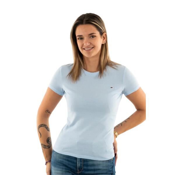 Γυναικείο T-shirt Tommy Jeans C-Neck Sweet Blue DW0DW20459-C3Q