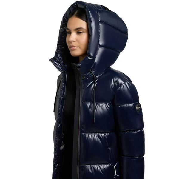 Γυναικείο Μπουφάν Khujo Haya Shiny Midnight Blue HAYASHINY-407
