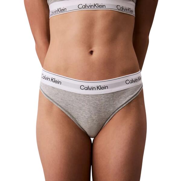 Στρινγκ Calvin Klein Thong Grey Heather 0000F3786E-020