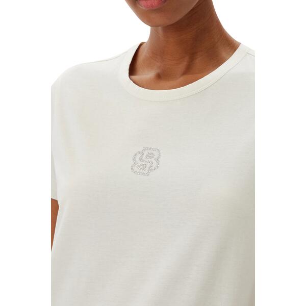 Γυναικείο T-shirt Boss Eventsa7 Open White 50537598-118