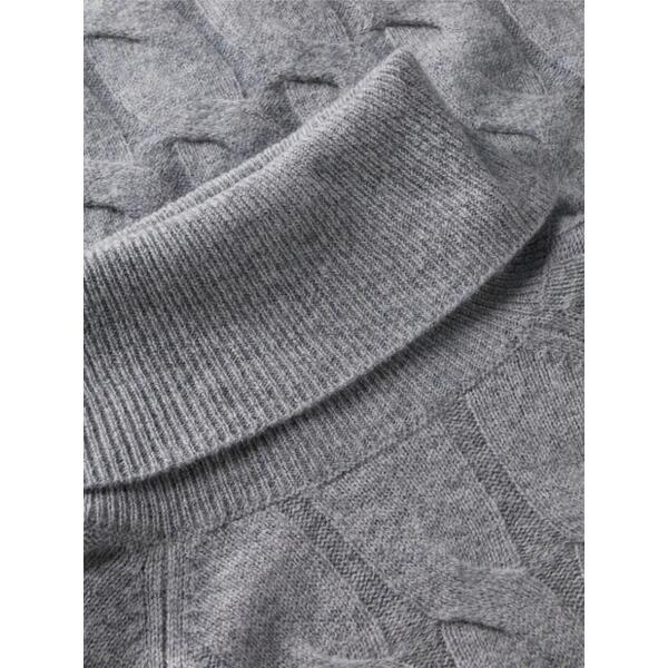 Γυναικείο Πουλόβερ Tommy Hilfiger Soft Wool Cable Roll-Nk Ls Swt Medium Grey Heather WW0WW46791-P7D