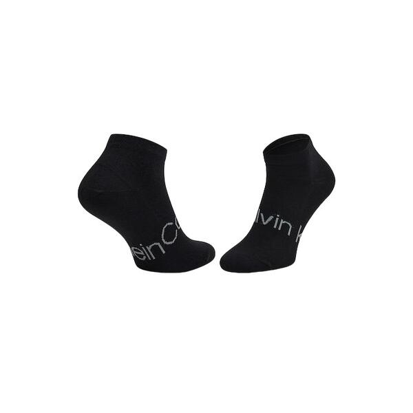 Ανδρικές Κάλτσες Calvin Klein Ck Men Sneaker 2p Logo Ribbon Black 701218712-002