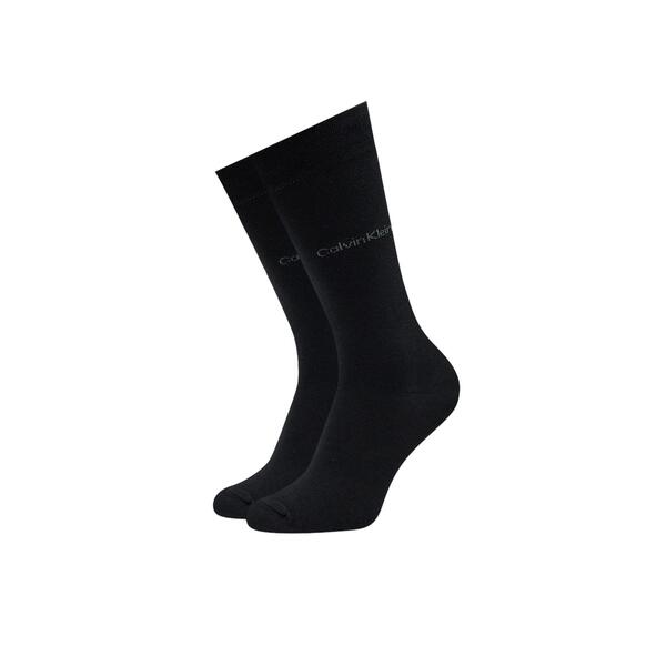 Ανδρικές Κάλτσες Calvin Klein Ck Men Sock 2p Badge Black 701224111-001