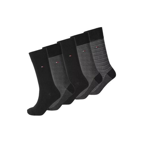 Ανδρικές Κάλτσες Tommy Hilfiger Th Men Sock 5p Giftbox Birdeye Black 701224442-002