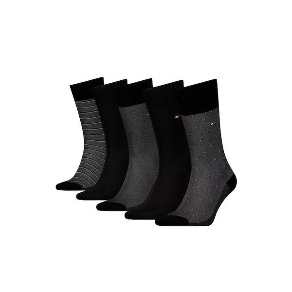 Ανδρικές Κάλτσες Tommy Hilfiger Th Men Sock 5p Giftbox Birdeye Black 701224442-002