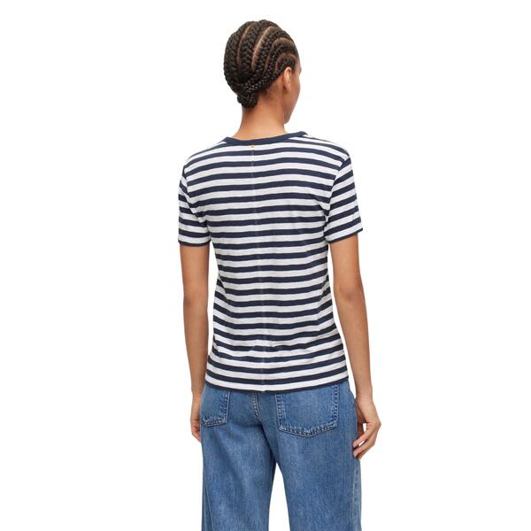 Γυναικείο T-Shirt Boss C Esla Striped Open Miscellaneous 50504192-992