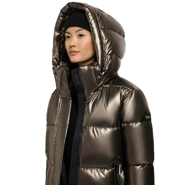 Γυναικείο Μπουφάν Khujo Haya Shiny Cane Brown HAYASHINY-545