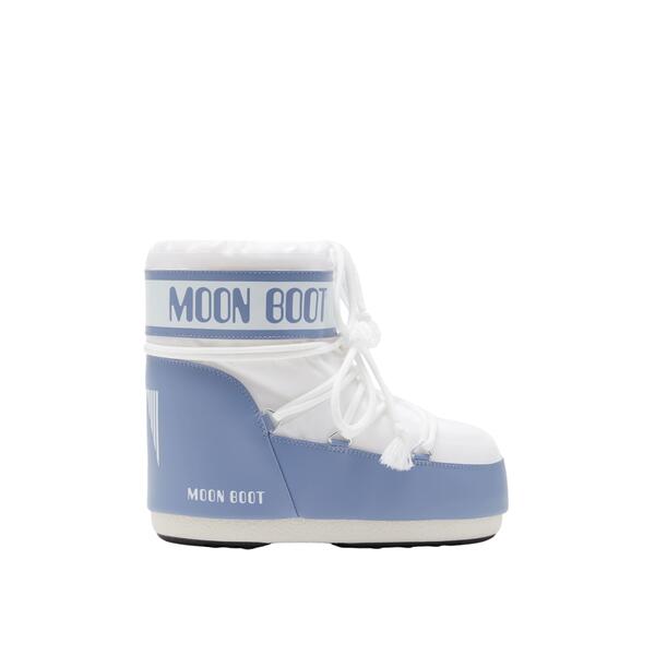 Γυναικείες Μπότες Moon Boot Mb Icon Low Nylon Grey White 80D1409340-HA06